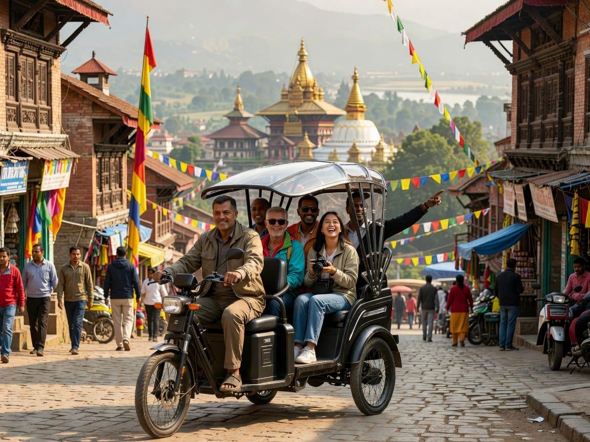 Thamel Rickshaw tour