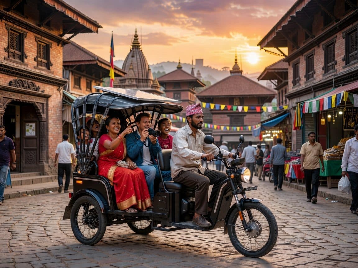 Kathmandu at Sunset: Explore the City on Rickshaw Tour