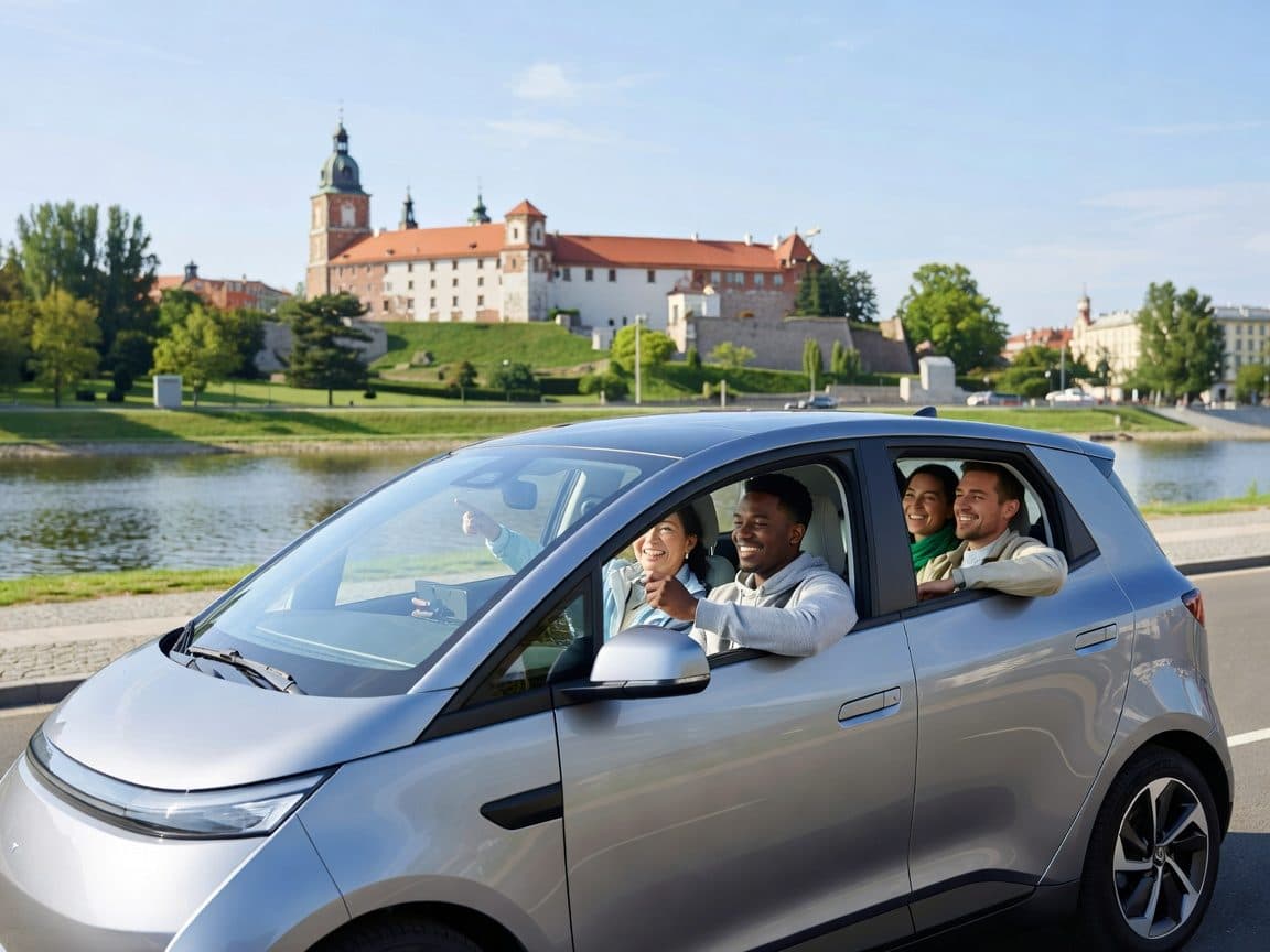 Krakow: Private Sightseeing Tour by Electric Car
