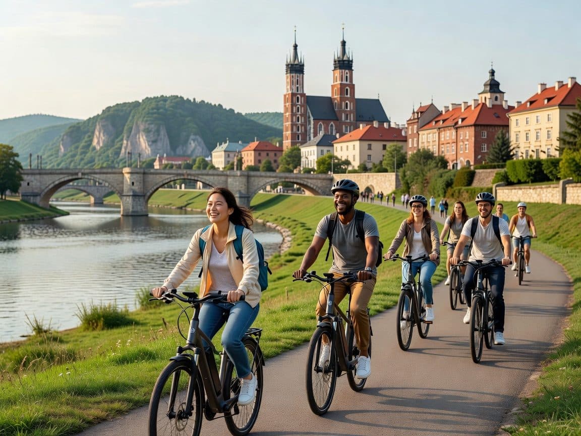 Krakow: E-Bike Tour of Hidden Gems, Cliffs & Jewish Quarter