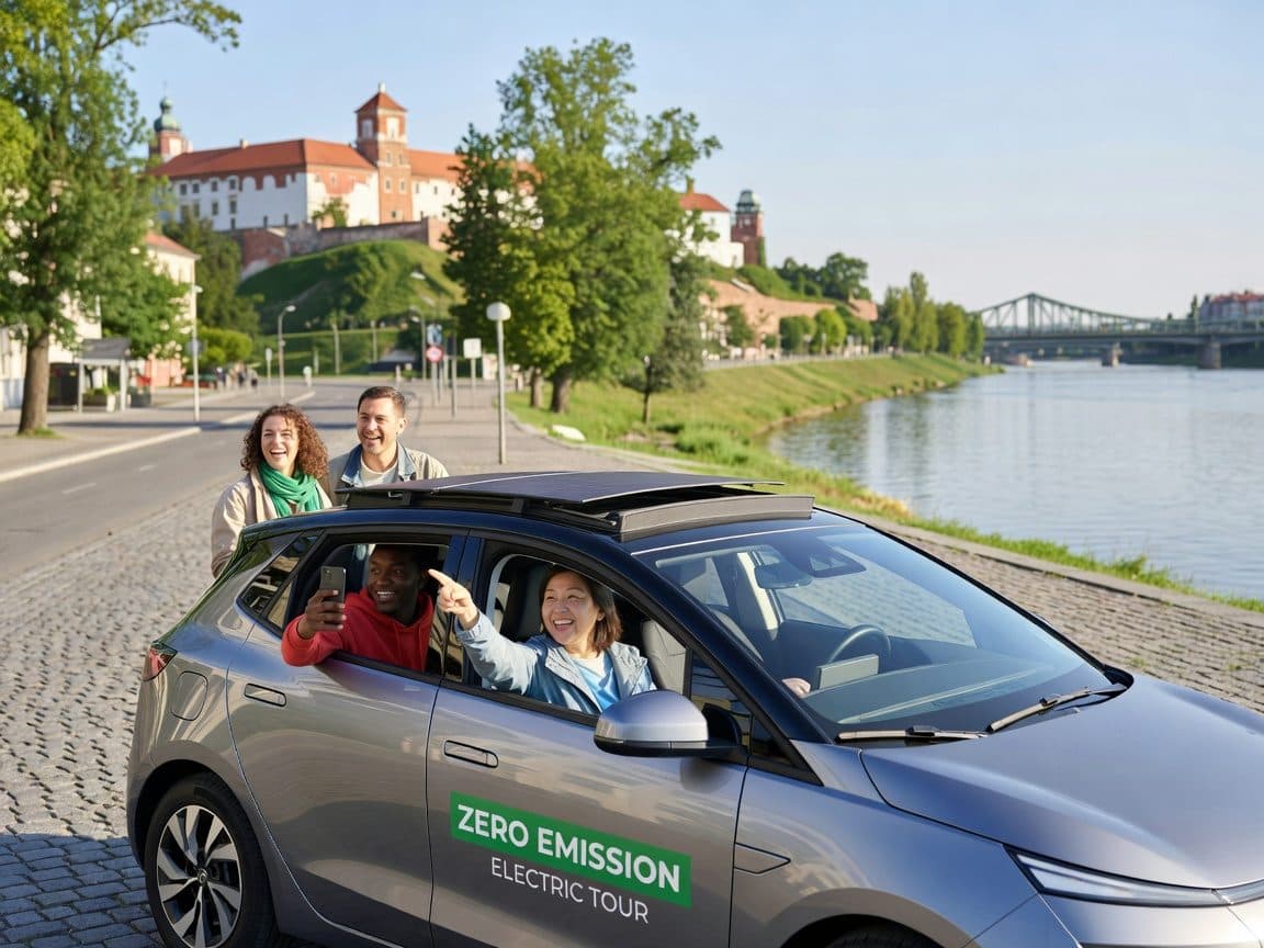 Krakow: Electric Car Sightseeing Tour