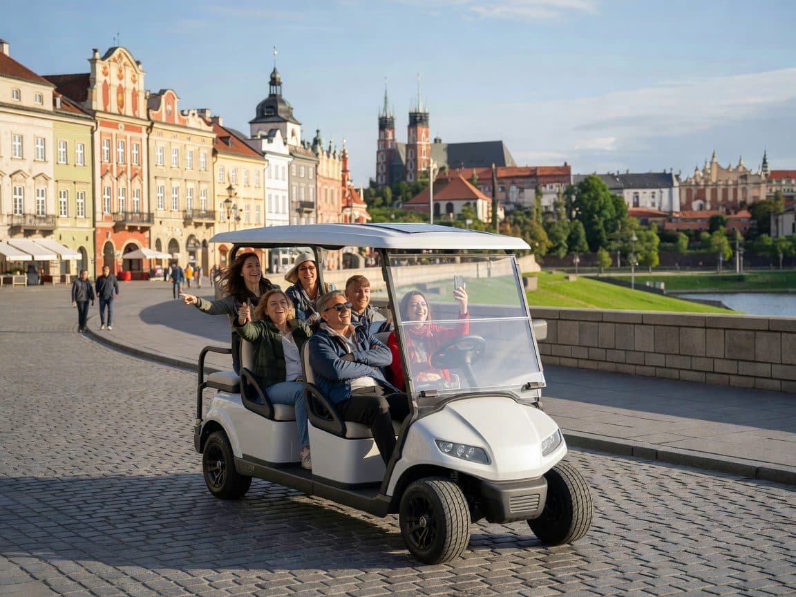 Krakow: Old Town, Kazimierz and Ghetto by Electric Golf Cart