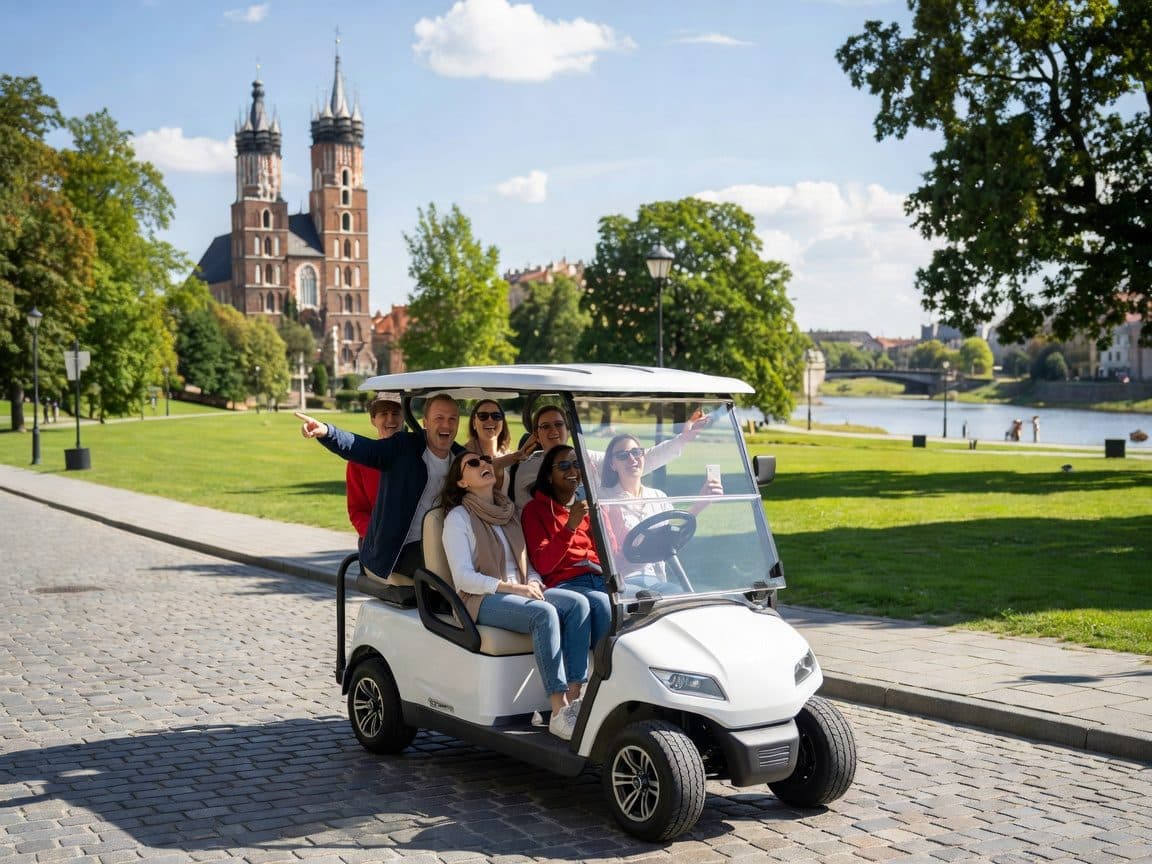 Krakow: Electric Golf Cart Tour of the Old Town