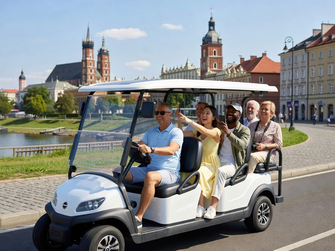 Krakow: Old Town, Kazimierz & Ghetto by Electric Golf Cart