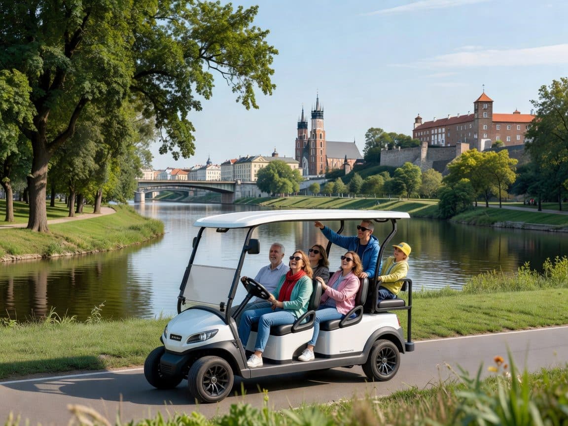 Krakow: City Sightseeing Tour by Electric Buggy Golf Cart