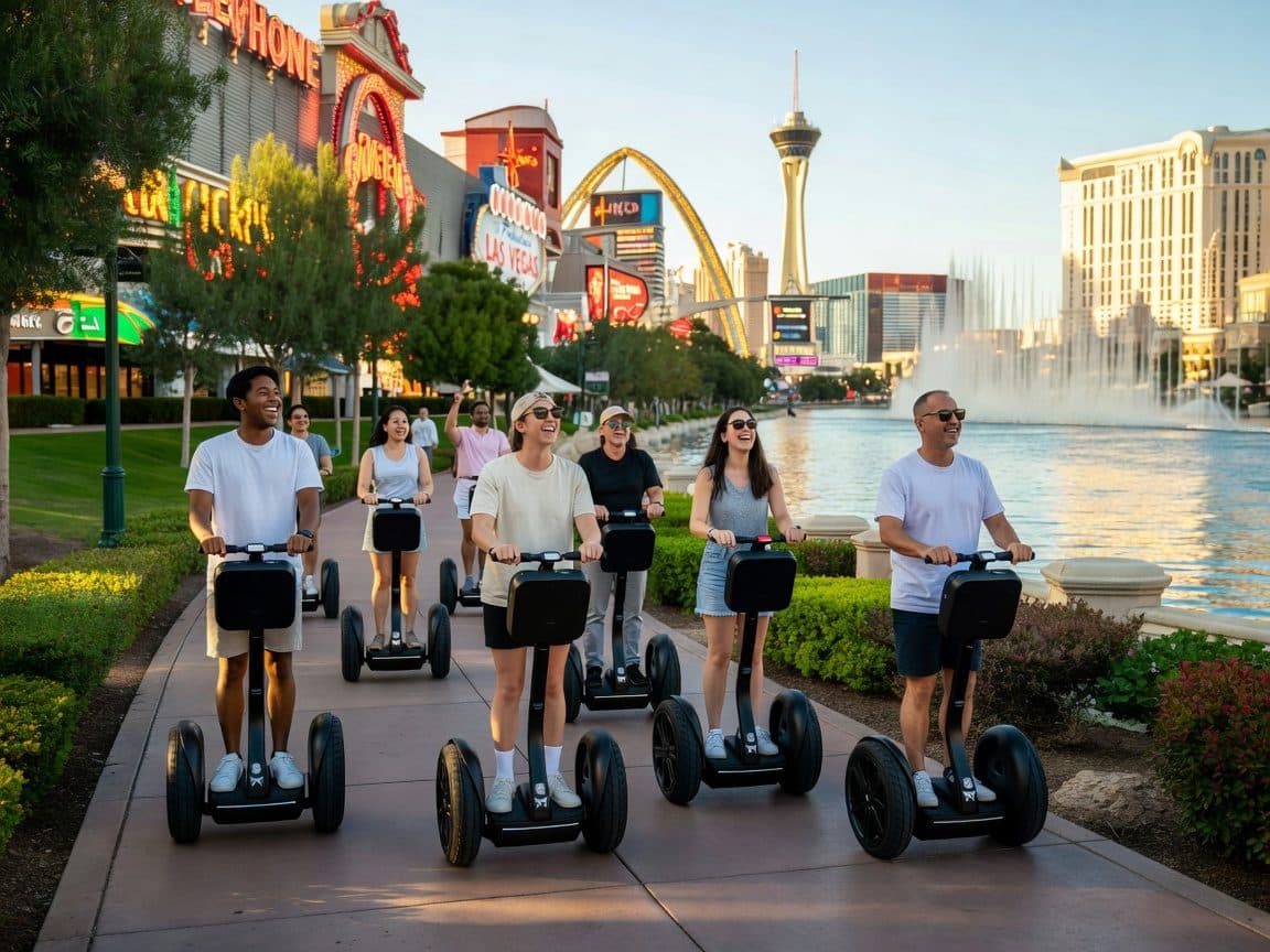 Las Vegas: 90-Minute Guided Evening Segway Tour of Downtown