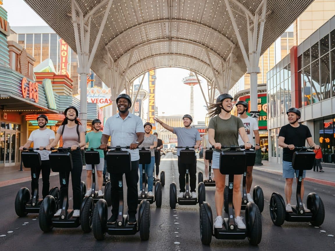 Las Vegas: Guided Fremont Street Segway Tour