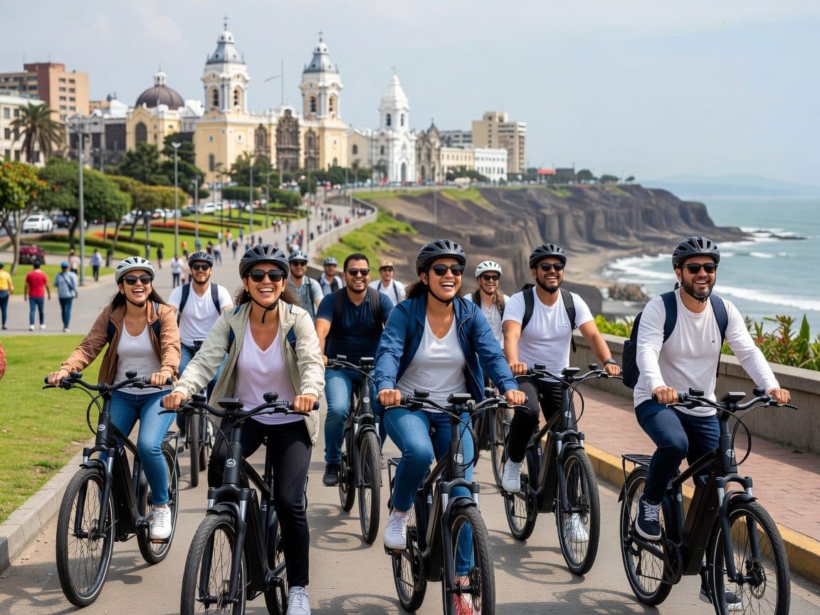 Lima: Historic Center E-Bike Tour with Guide