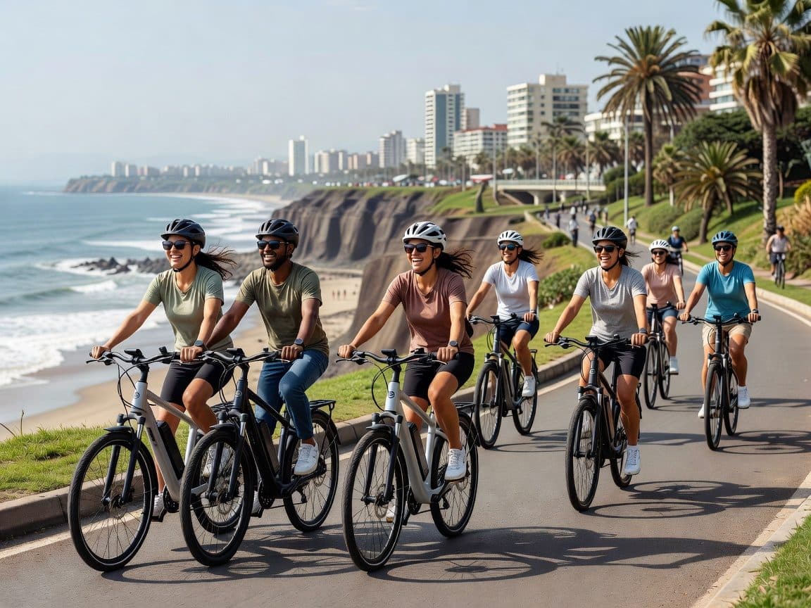 Lima: E-bike & Surf: from Miraflores to Barranco sand beach