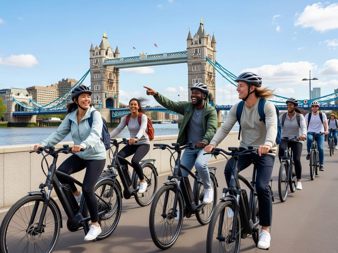 London Private eBike Tour with Guide & Personal Photography