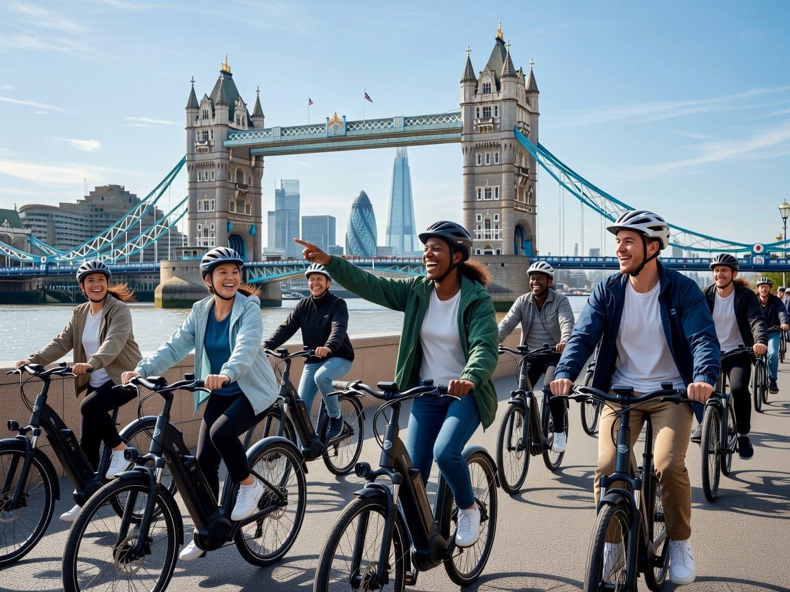 London: E-Bike Tour with Guide and Borough Market Visit