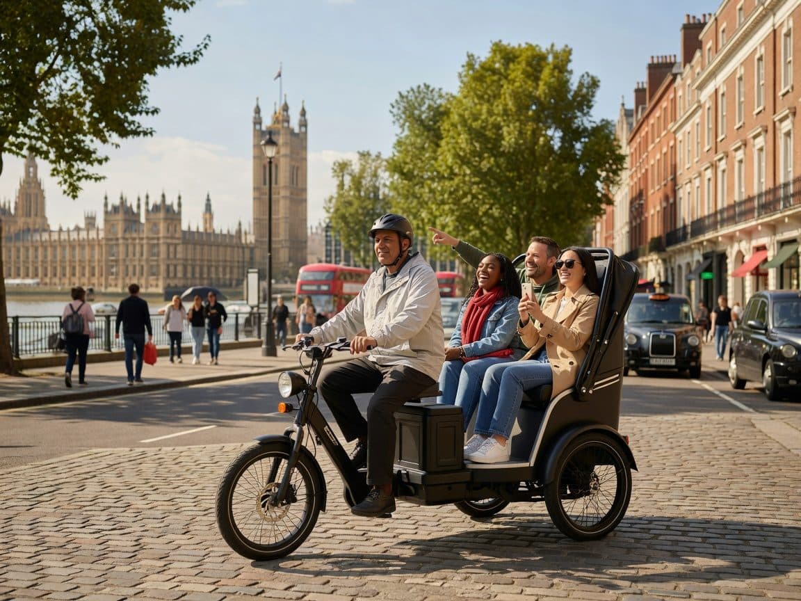 London: Pedicab Tour of Westminster and West End (Soho)