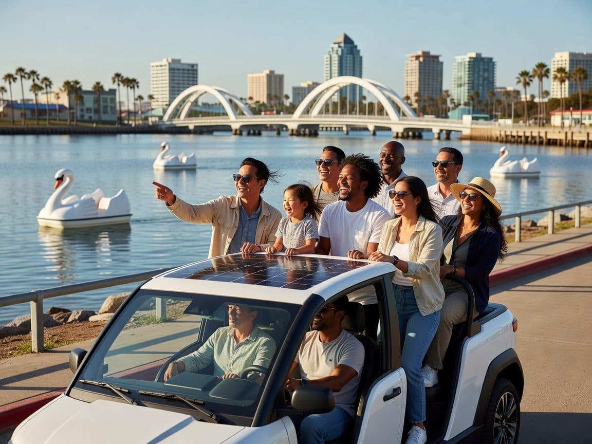 Long Beach: Swan Boat Rental at Rainbow Lagoon