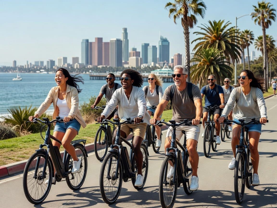 Los Angeles: Coastal E-Bike Tour with Guide