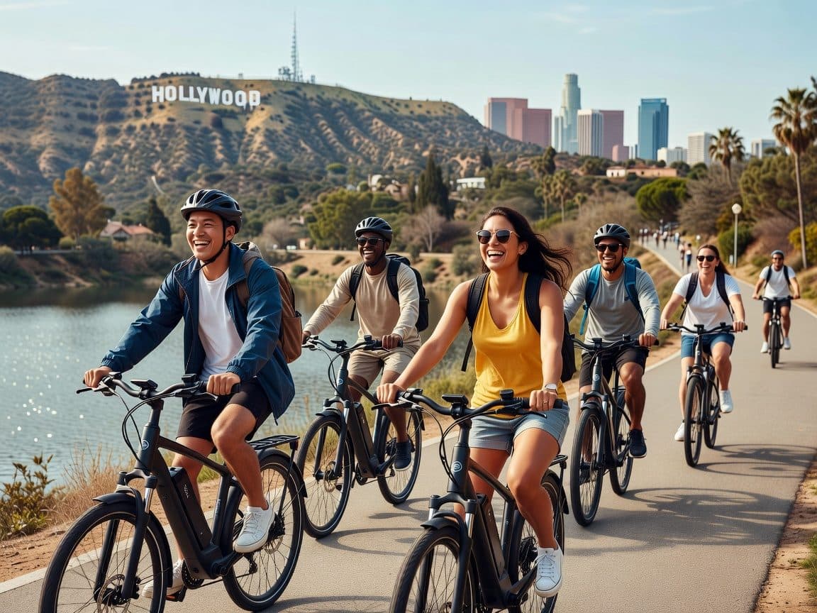 Los Angeles: Hollywood Sign Electric Bike Tour