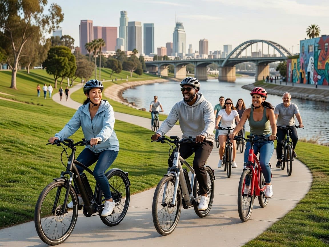 Los Angeles: E-Bike Tour of LA River, Elysian Park, Frogtown