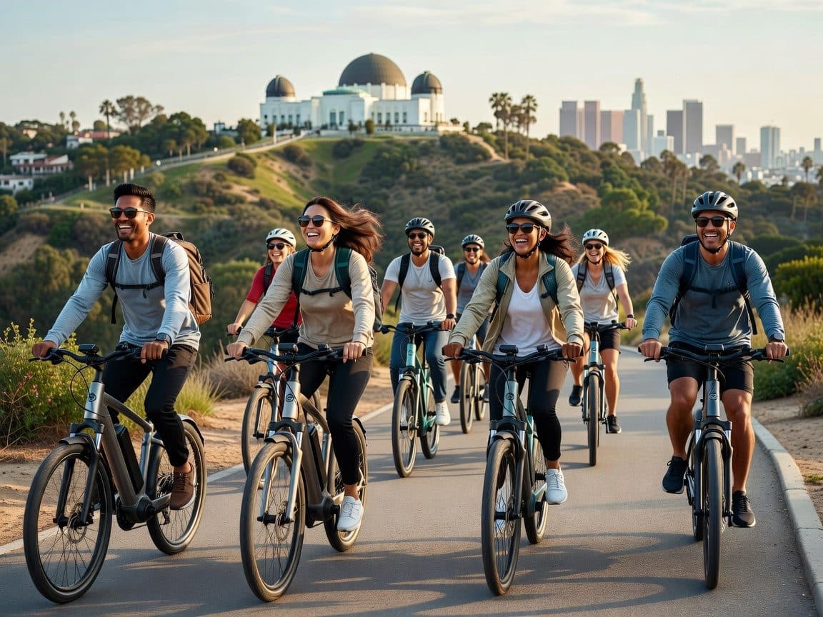 Griffith Park: G'day LA small group premium e-bike tour