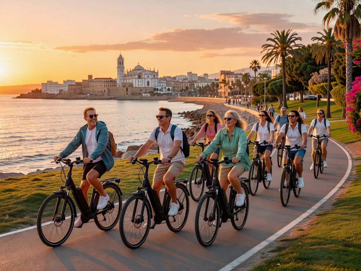 Málaga Sunset E-Bike Tour: Tapas, Sweet Wine & Coast Views