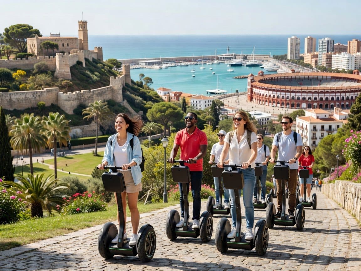 Segway Tour in Málaga: Gibralfaro Castle Port & Bullring