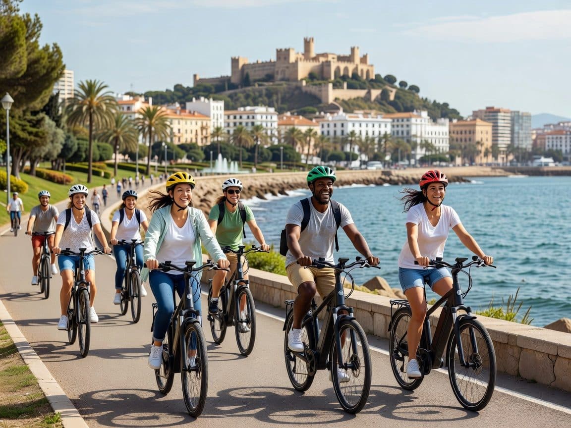 Malaga E-Bike Tours: Castle Hill, center and beach