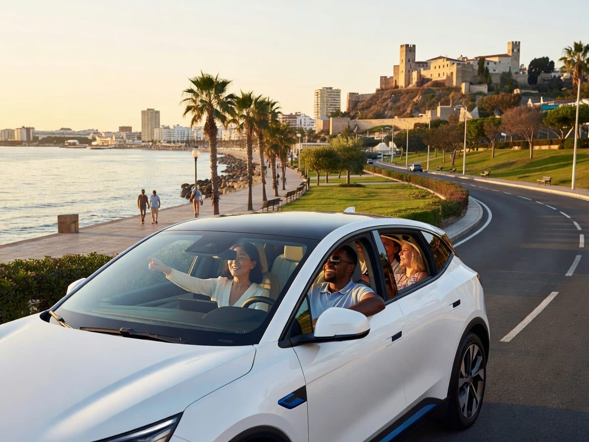 Málaga: excursión por la ciudad en automóvil eléctrico y visita al castillo de Gibralfaro