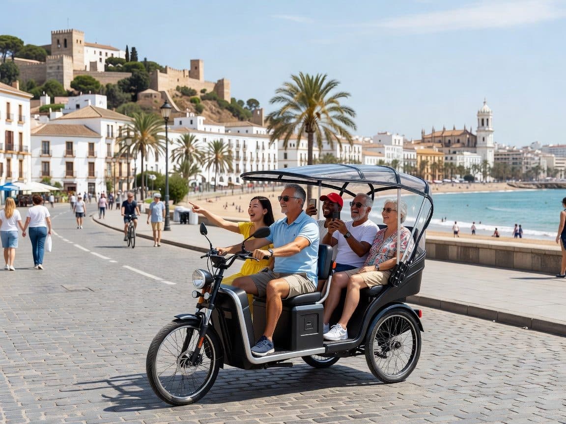 Málaga: Tuk Tuk sightseeing tour