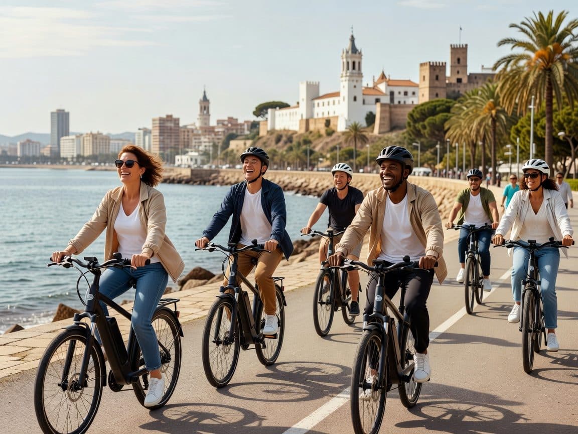Málaga: tour guiado en bicicleta eléctrica con vistas panorámicas