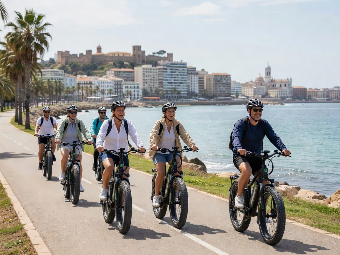 Malaga: Up to 8 hour Electric Fatbike Rental