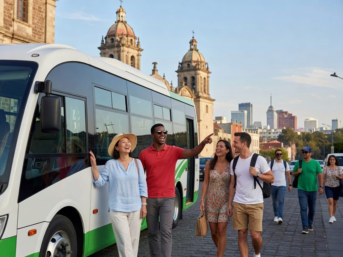 Mexico City: San Ángel Experience with Electric Ecobus