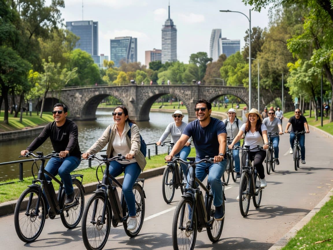 Electric Bike City Tour with a taco stop.