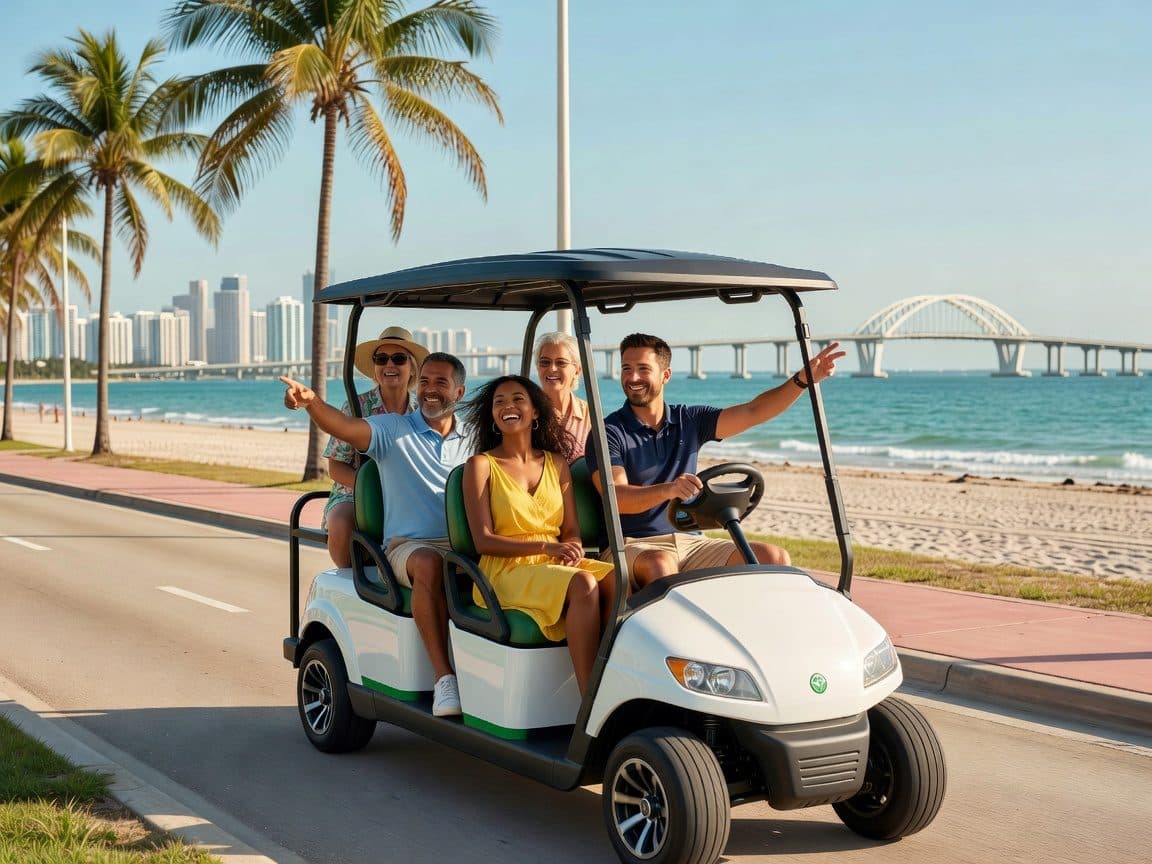 Miami: Private Golf Cart Tour with Local Guide