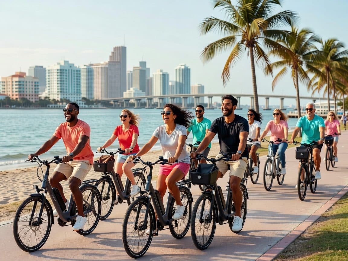 Miami Beach: Bike or eBike Rental with Map