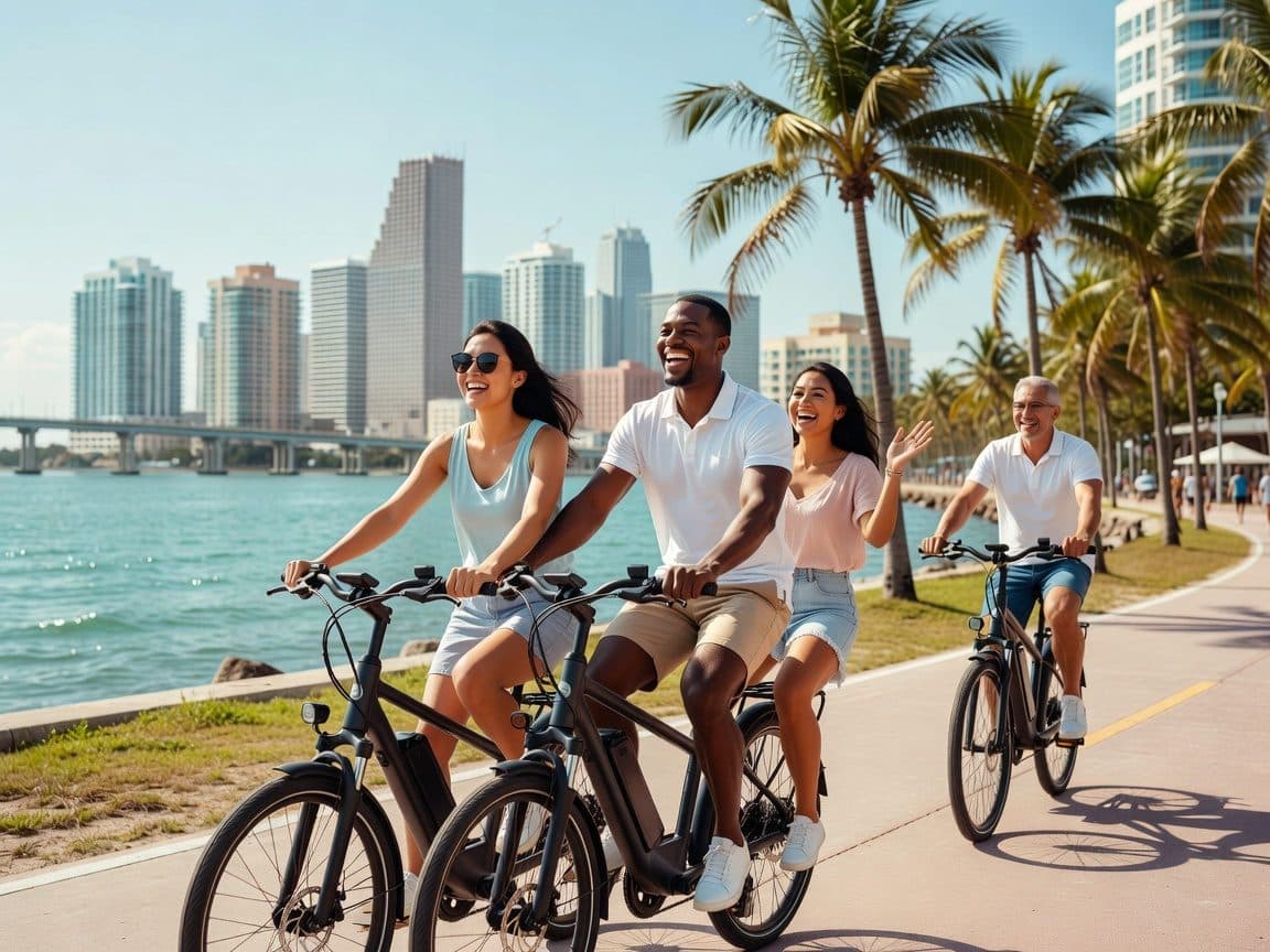 Electric Tandem Bike Rental in Miami Beach