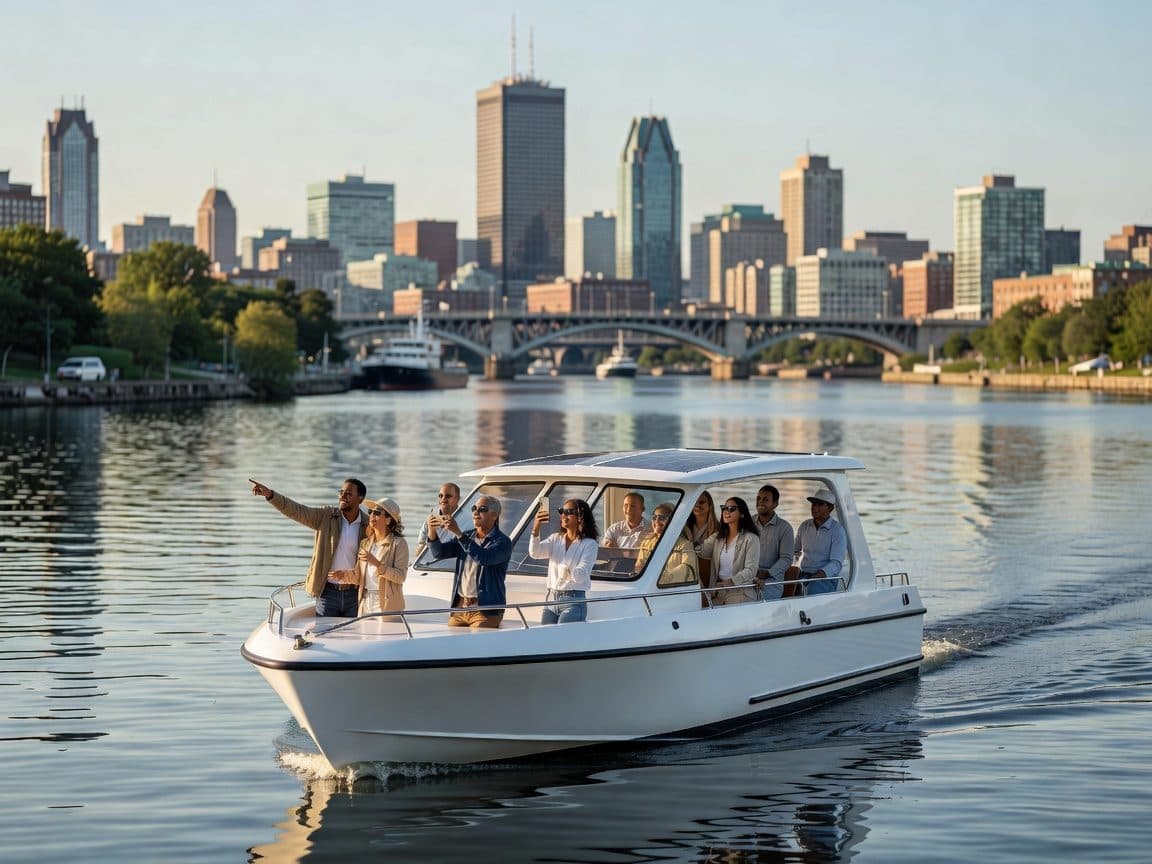 Montreal: Guided Electric Boat Cruise in Small Group
