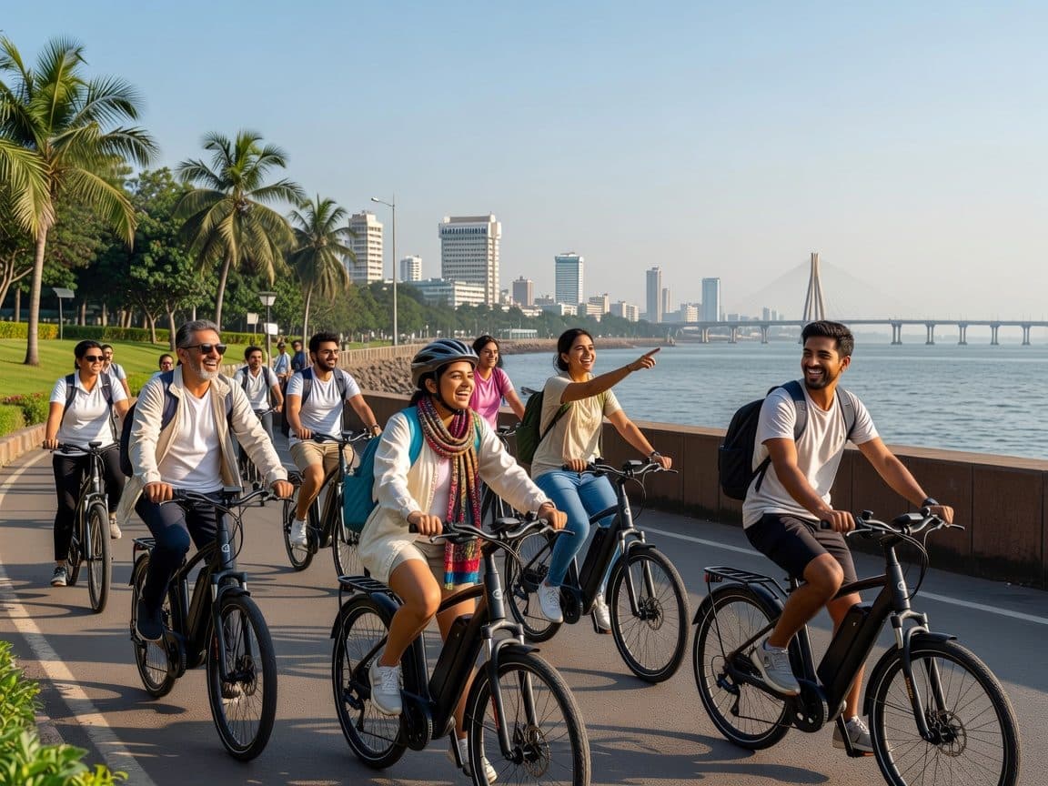 Guided Bike Tour of Mumbai's Highlights and Hidden Gems