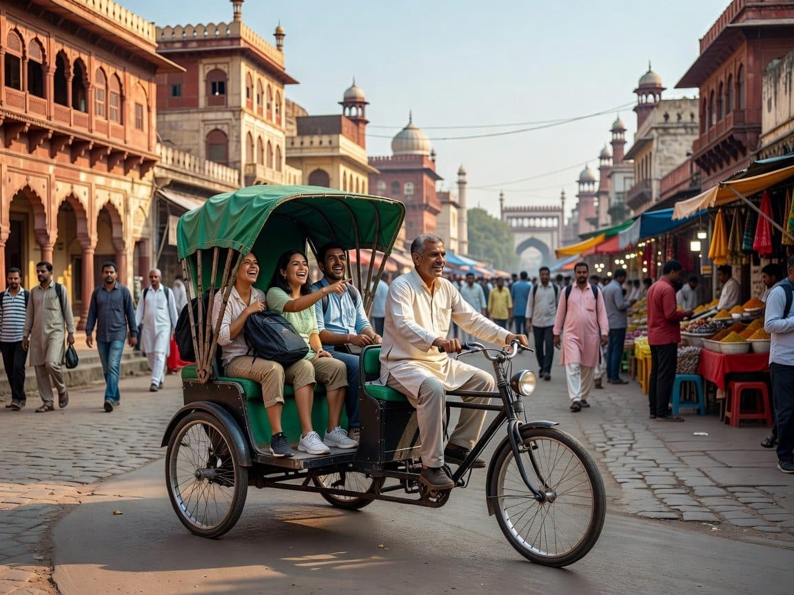 3-Hour Old Delhi Heritage Walking tour with Rickshaw ride