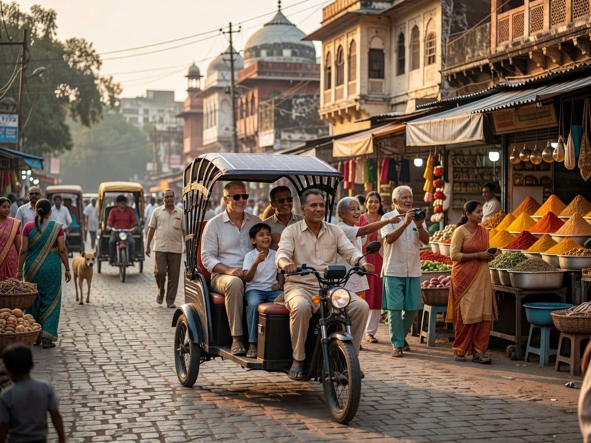 Old Delhi: Walking Tour, Cycle Rickshaw Ride & Spice Market