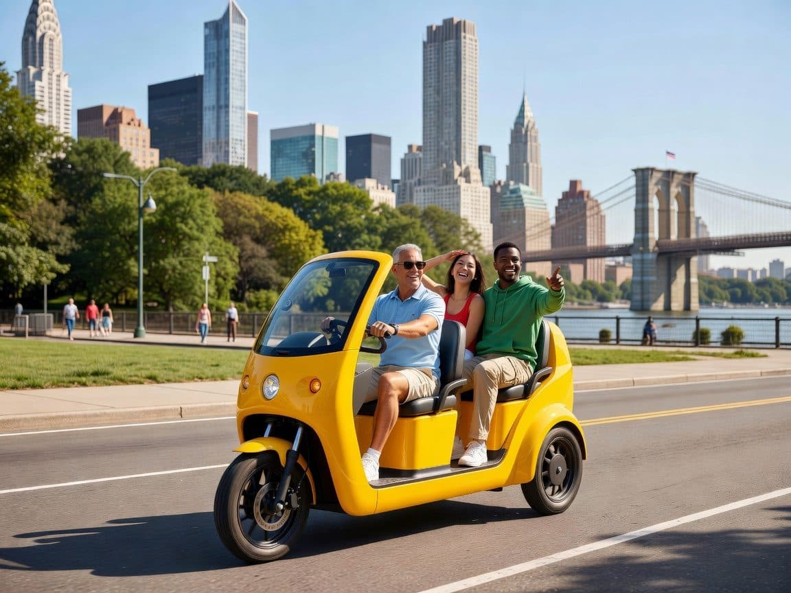 New York City Midtown & History City Guided E-Cart Tour