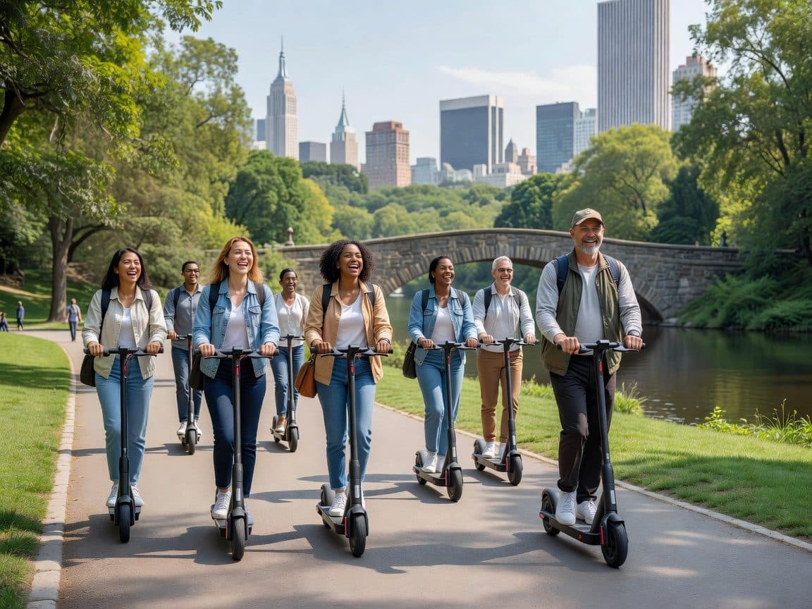 New York City: Central Park E-Scooter Tour with Local Guide