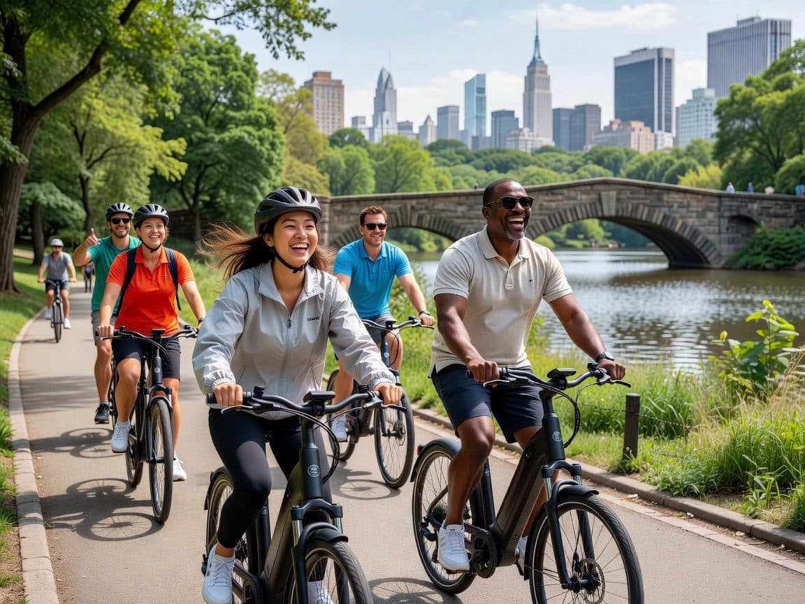 NYC: E-Bike Rental for Central Park and Downtown