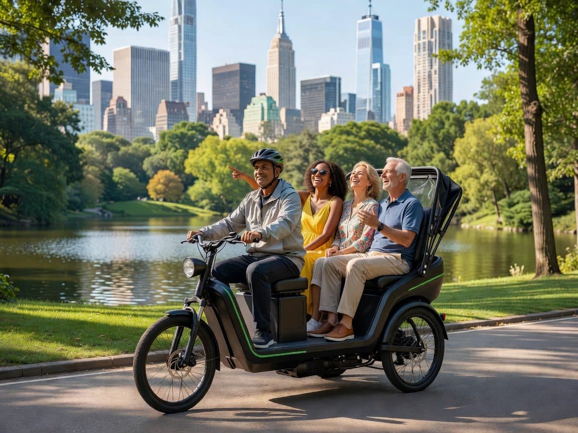Central Park Pedicab Tours with New York Pedicab Services