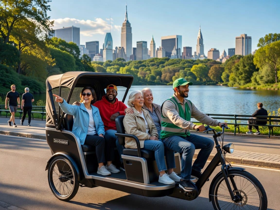 NYC: Central Park Pedicab Tour with Photo Stops