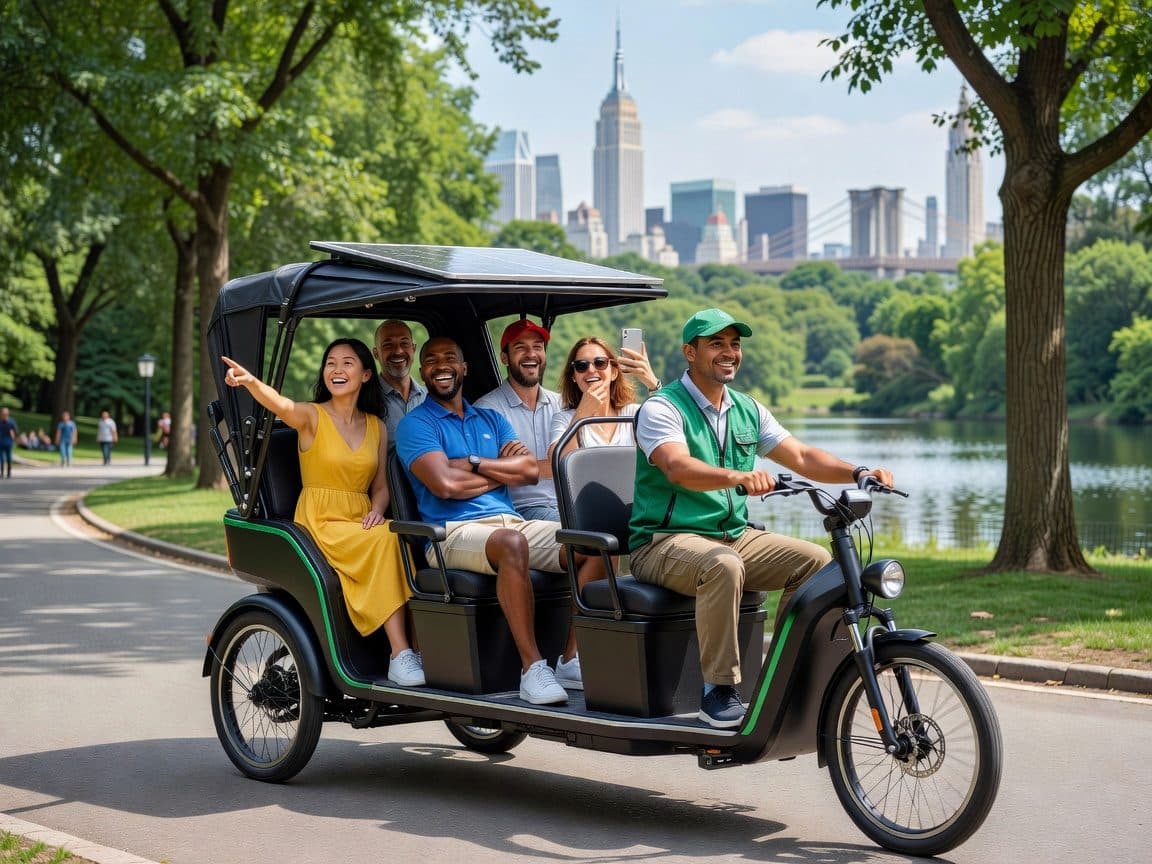 Best of Central Park: Top-Rated Pedicab Tour NYC