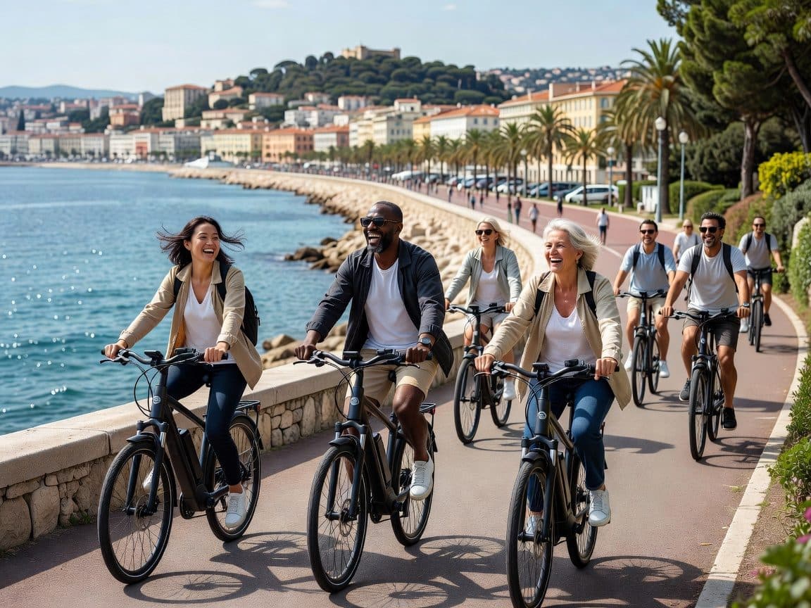 Guided tour of Nice by electric bike