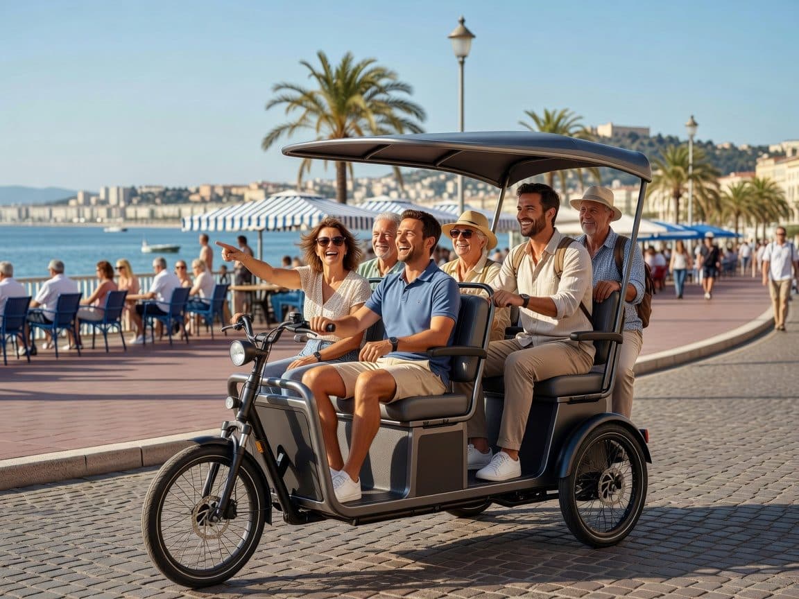 Nice: Electric Rickshaw City Tour with Local Guide