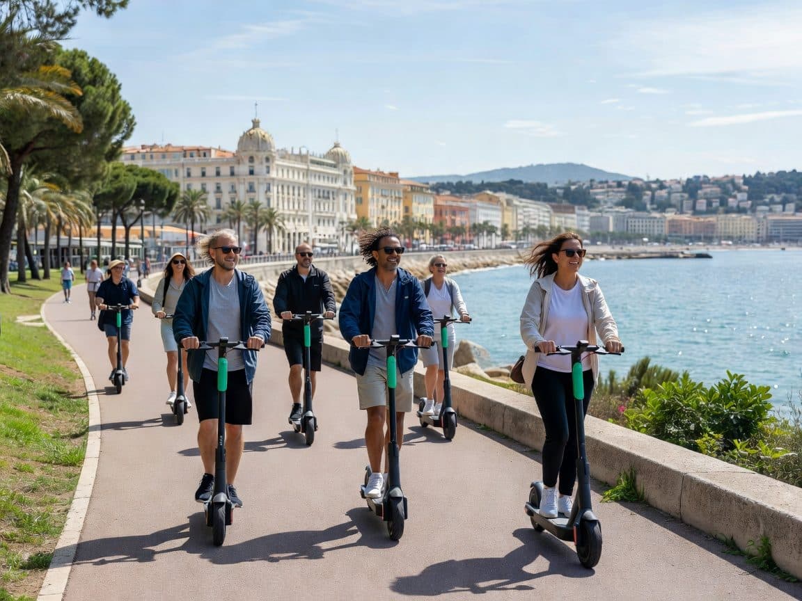 Nice: 1h30 E-scooter highlights tour