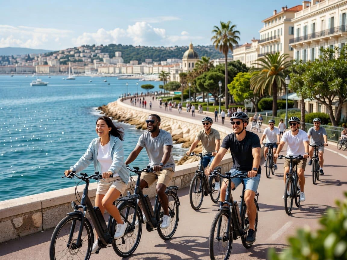 Nice: Historic E-bike Tour with Panoramic views Villefranche