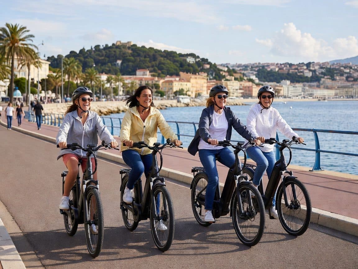 Nice: Family City Tour by Electric Bike Taxi (4-Seater, Comfortable)
