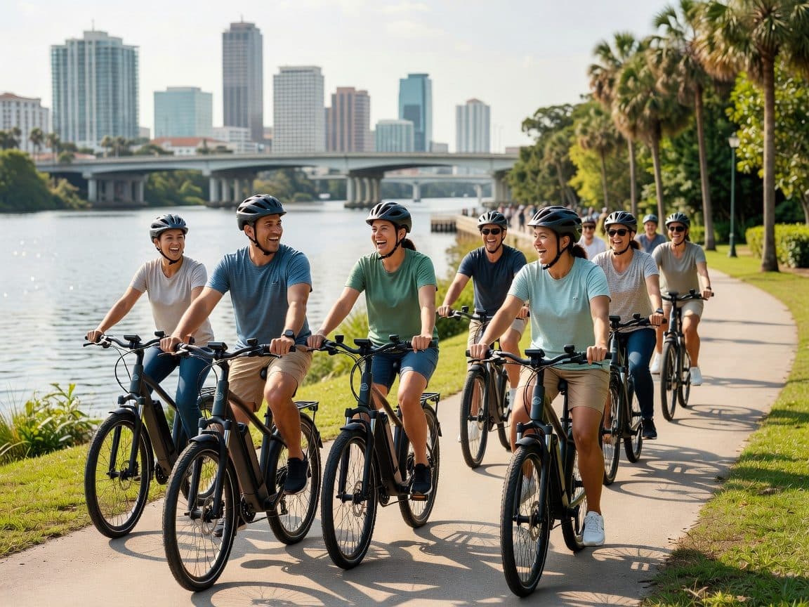 Sanford: E-Bike Rental with Helmet and Lock