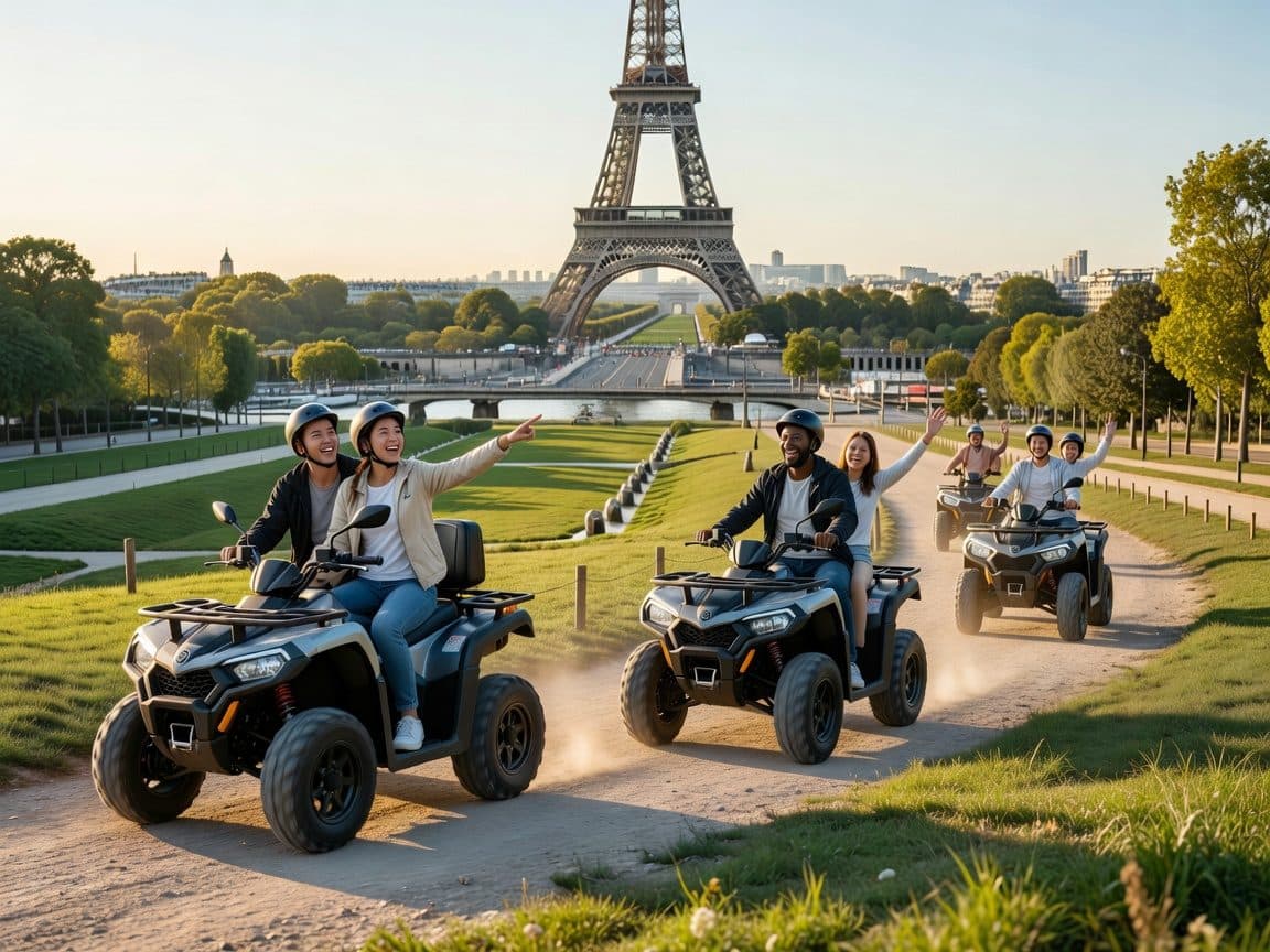 Quad bike ride to discover Parisian monuments